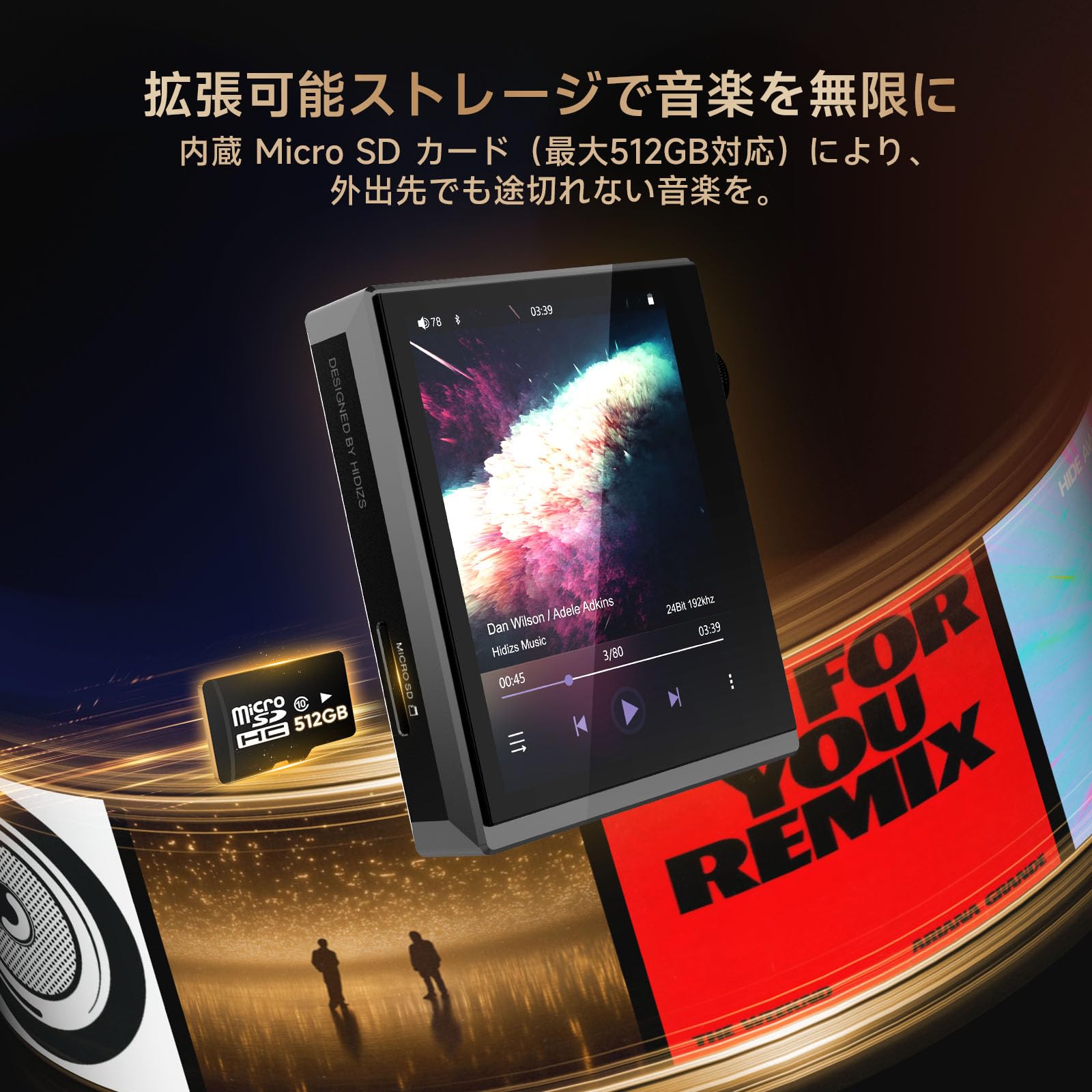 HIDIZS AP80 PRO-X デジタルオーディオプレーヤー AP80 Pro-X HiFi Music Player – Balanced Sound & Portable Brilliance